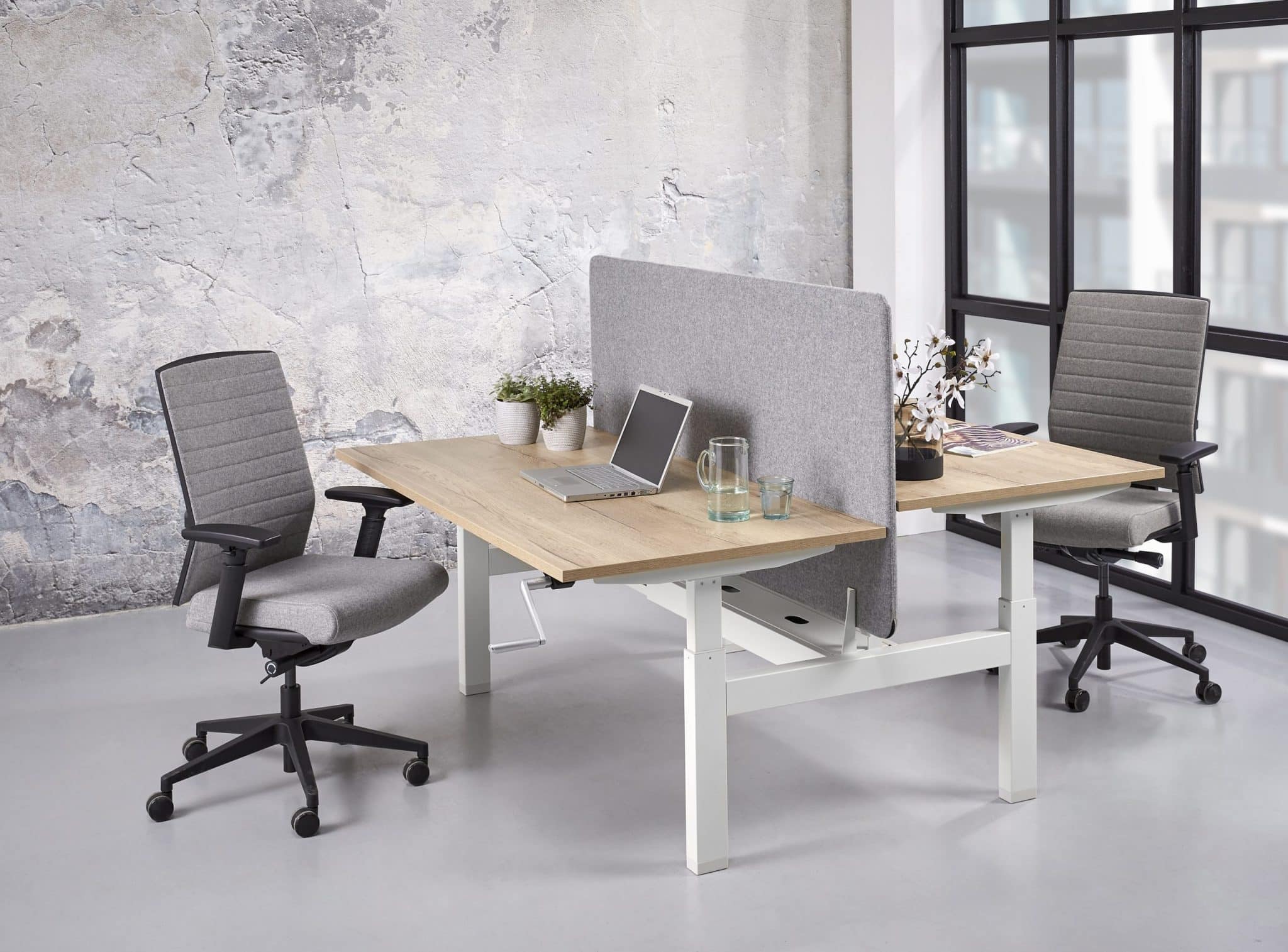 DKM Zit Zit DUO bureau slinger verstelbaar tot 88 cm