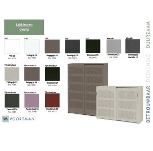 Voortman Sound and Vision Akoestische schuifdeurkast 160 cm breed
