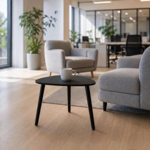 DKM Salontafel in organische vorm 43cm hoog