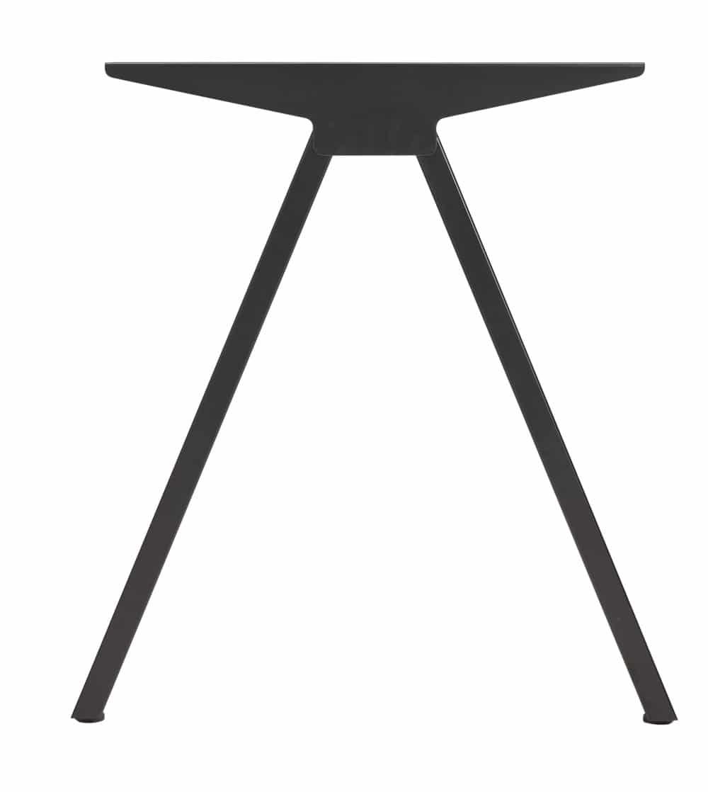 Fraaie werk- of vergadertafel op omgekeerde V poot