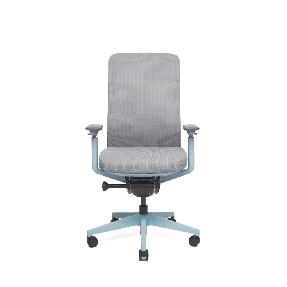 Bureaustoel Flexline - Ergonomische bureaustoel met kantelbare rugleuning, verstelbare lendensteun, DONATI synchroonmechanisme met schuifzitting en 4D-verstelbare armleuningen.