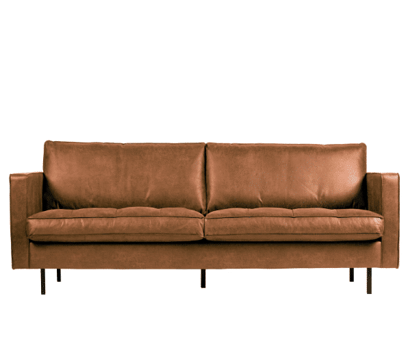 Rodeo CLASSIC bank 2,5-zits - Recycle leer in Zwart, Cognac of Army