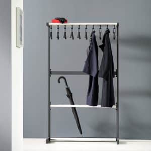 Functionals - Tertio EVKP garderobe- enkelzijdig model met paraplubak
