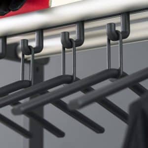 Functionals - Tertio EVKP garderobe- enkelzijdig model met paraplubak