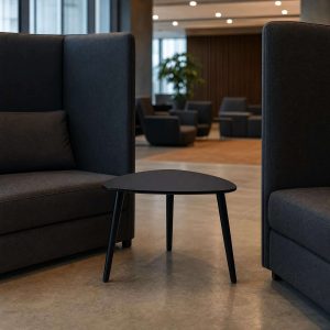 DKM Salontafel in organische vorm 43cm hoog