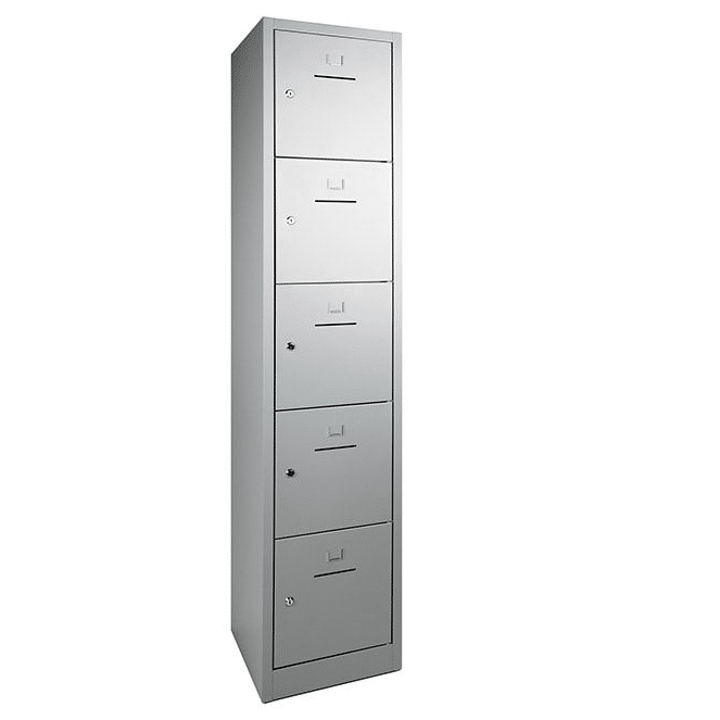 shc2 lockerkast 1 kolom en 5 vaks aluminium.png