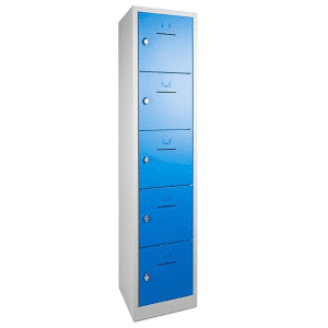 shc2 lockerkast 1 kolom en 5 vaks grijs blauw.png
