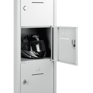 shc2 lockerkast 1 kolom en 5 vaks grijs open gevuld.png