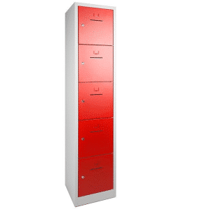 shc2 lockerkast 1 kolom en 5 vaks grijs rood 1.png