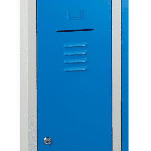 wrc2 lockerkast 1 kolom en 2 vakken kleding locker blauw grijs.png