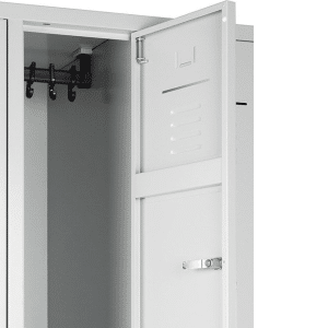 wrc2 lockerkast 1 kolom en 2 vakken kleding locker open.png