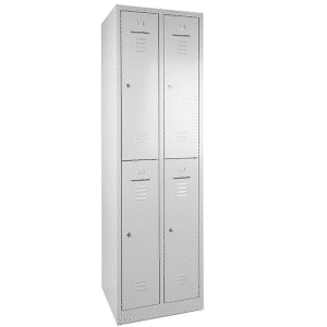 wrc4 lockerkast 2 koloms en 4 vakken kleding locker.png